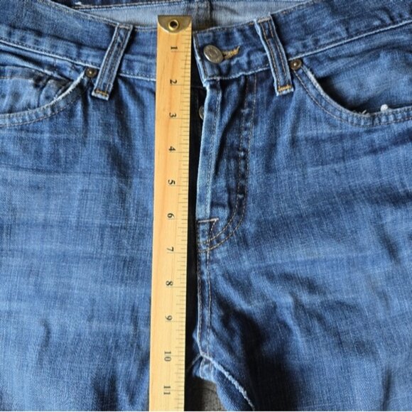 7 For All Mankind Rhigby Button Fly Skinny Blue denim Jeans. Size 30 - Picture 7 of 7